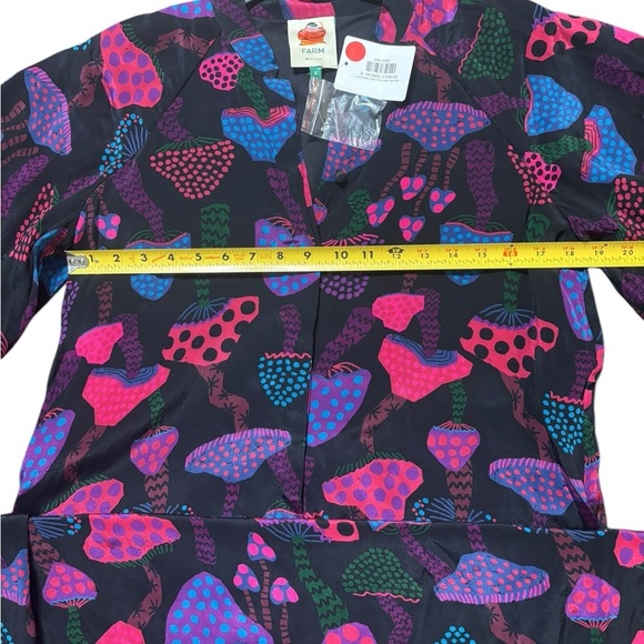 FARM Rio Black and Pink Maxi Dress - Picture 11 of 13